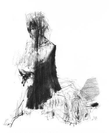 Original Expressionism People Drawings by Zin Lim