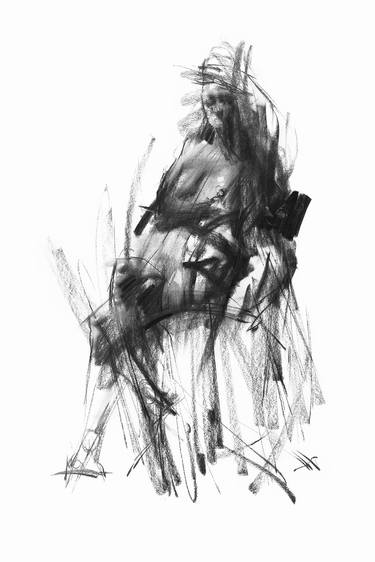 Original Expressionism People Drawings by Zin Lim