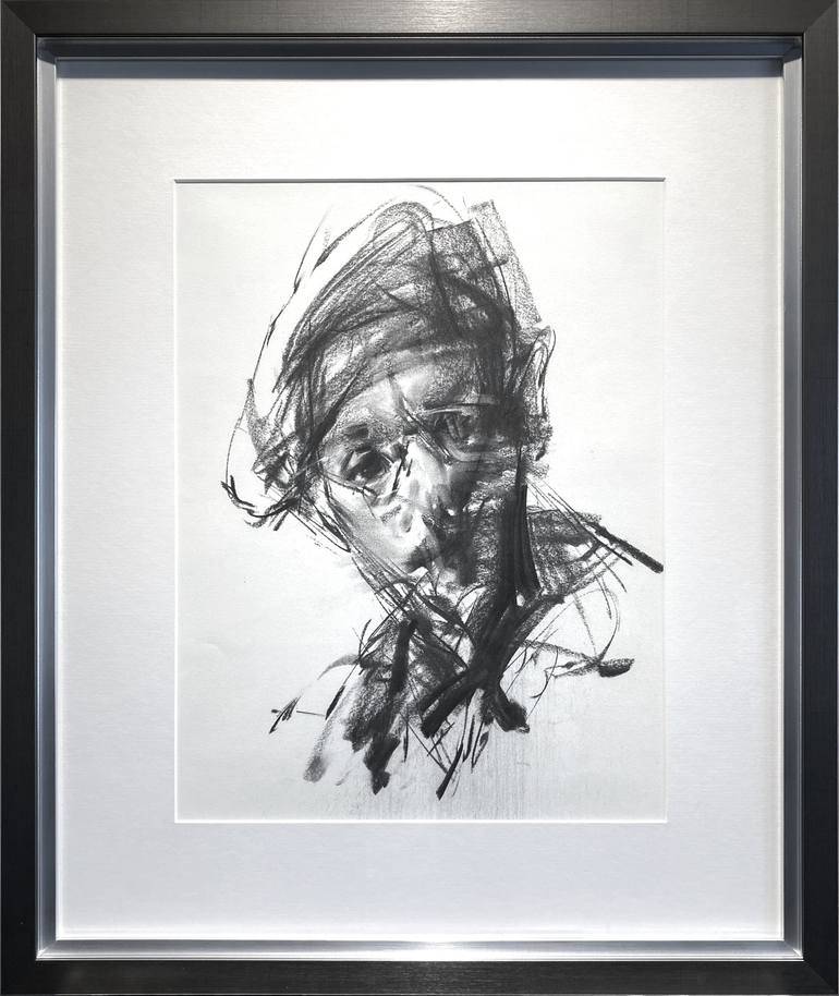 Original Expressionism People Drawing by Zin Lim