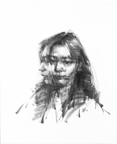 Print of Expressionism Portrait Drawings by Zin Lim