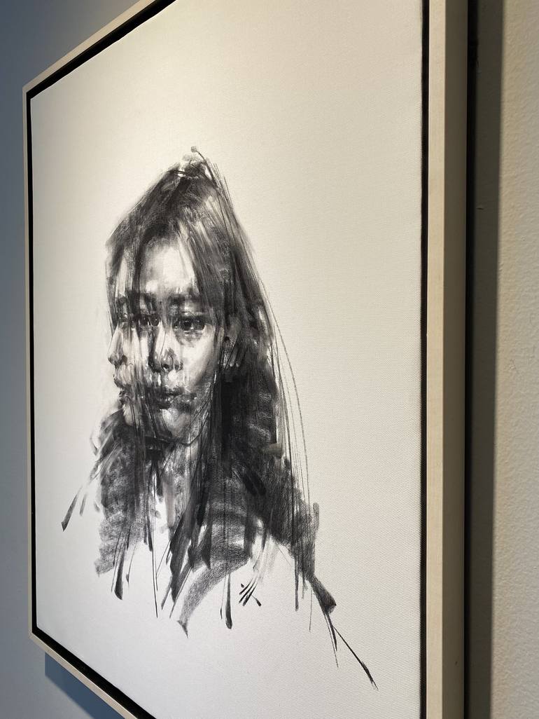 Original Portrait Drawing by Zin Lim