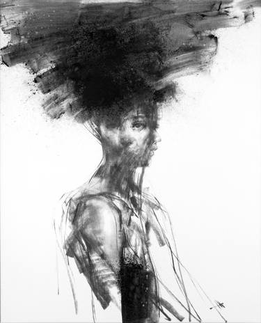 Original Expressionism Portrait Drawings by Zin Lim