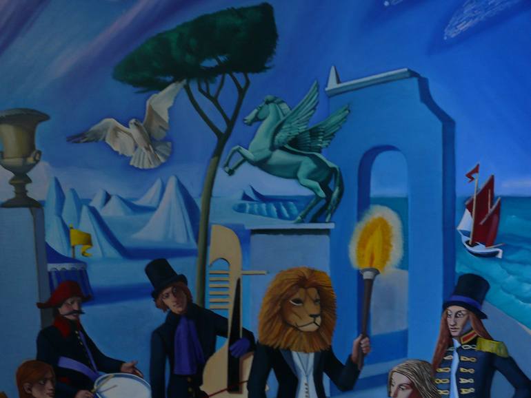 Original Figurative Family Painting by Paul Rossi