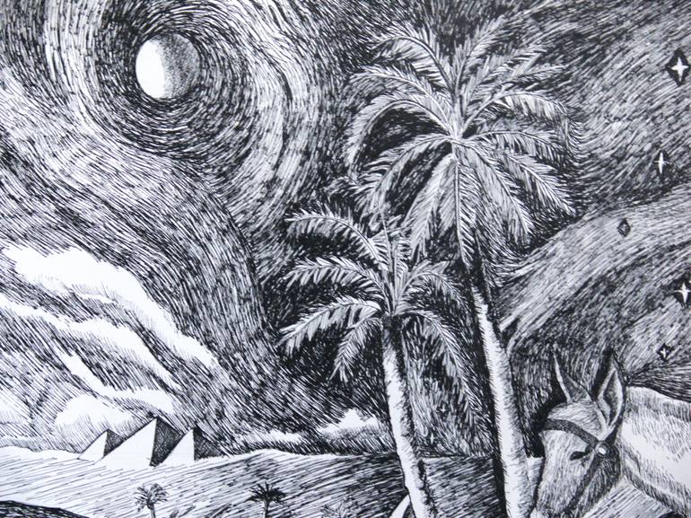 Original Figurative Religion Drawing by Paul Rossi