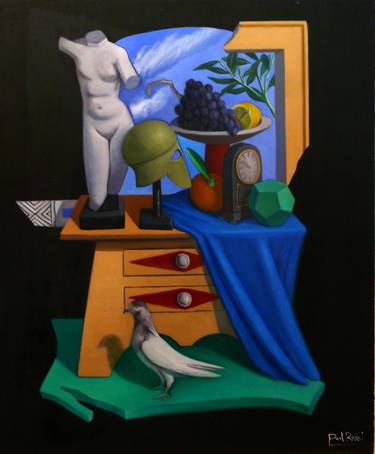 Original Figurative Still Life Paintings by Paul Rossi