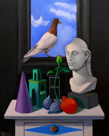 Original Figurative Still Life Paintings by Paul Rossi