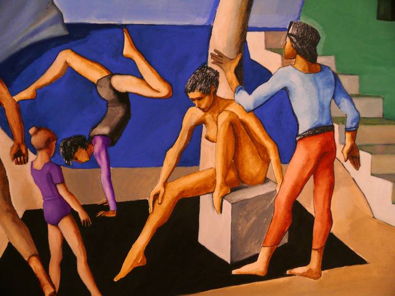 Original Figurative Culture Painting by Paul Rossi