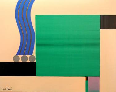 Original Minimalism Geometric Paintings by Paul Rossi