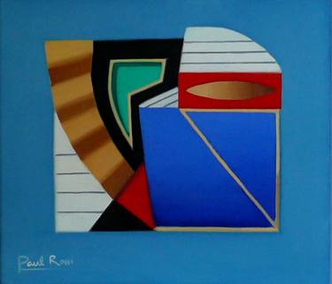 Original Minimalism Geometric Paintings by Paul Rossi