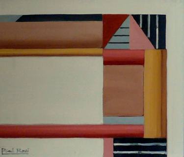 Original Minimalism Geometric Paintings by Paul Rossi