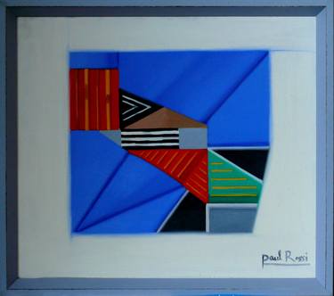 Original Minimalism Geometric Paintings by Paul Rossi