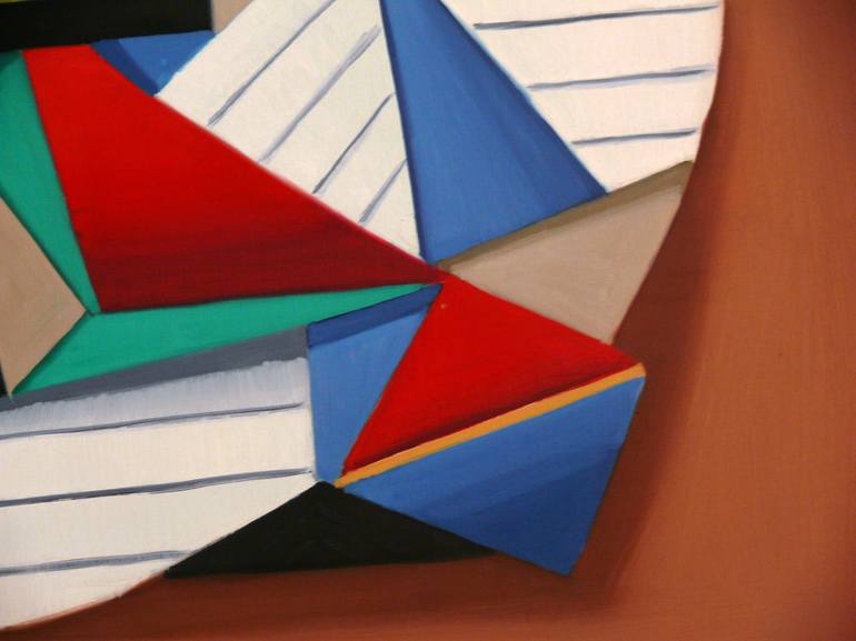 Original Geometric Painting by Paul Rossi