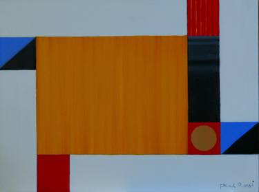 Original Minimalism Geometric Paintings by Paul Rossi