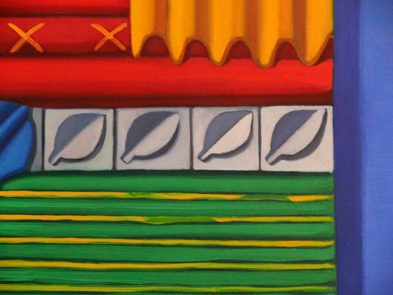 Original Minimalism Geometric Painting by Paul Rossi