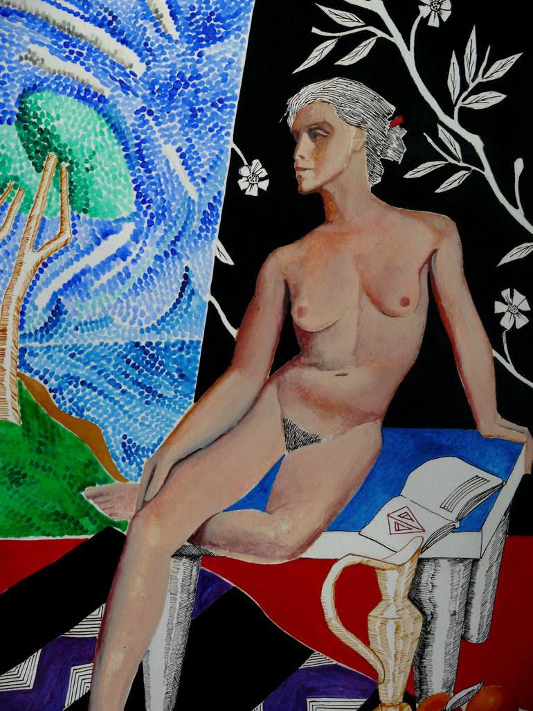 Original Nude Painting by Paul Rossi