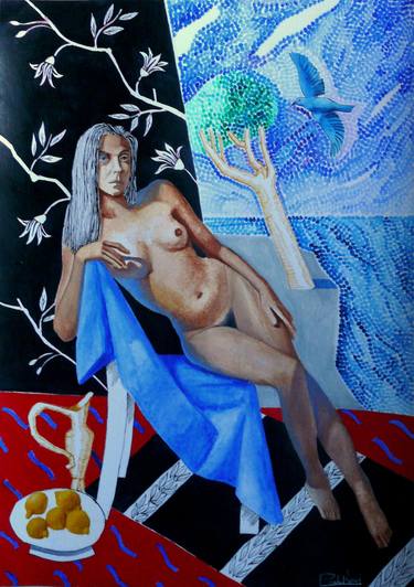 Original Figurative Nude Paintings by Paul Rossi