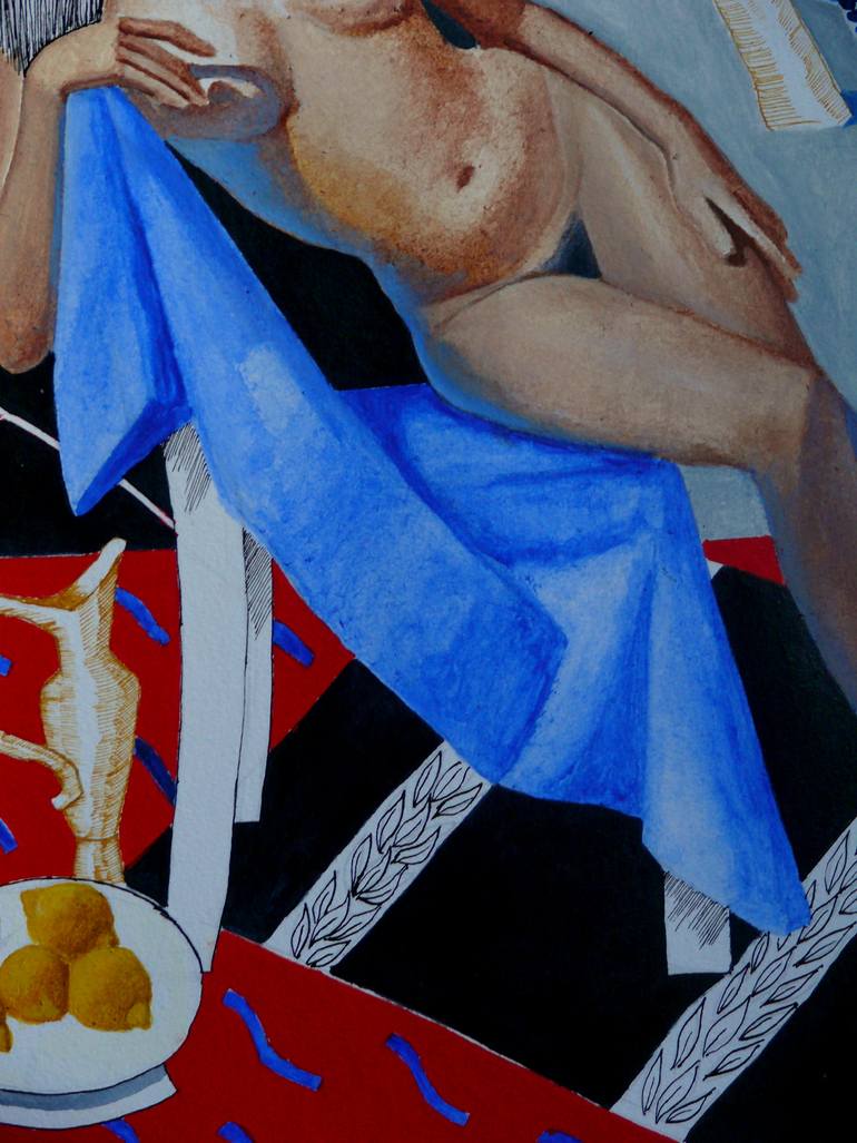 Original Figurative Nude Painting by Paul Rossi