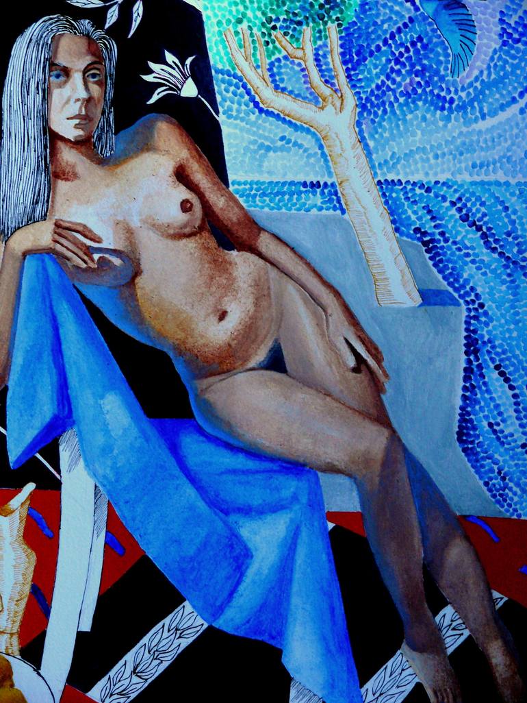 Original Figurative Nude Painting by Paul Rossi