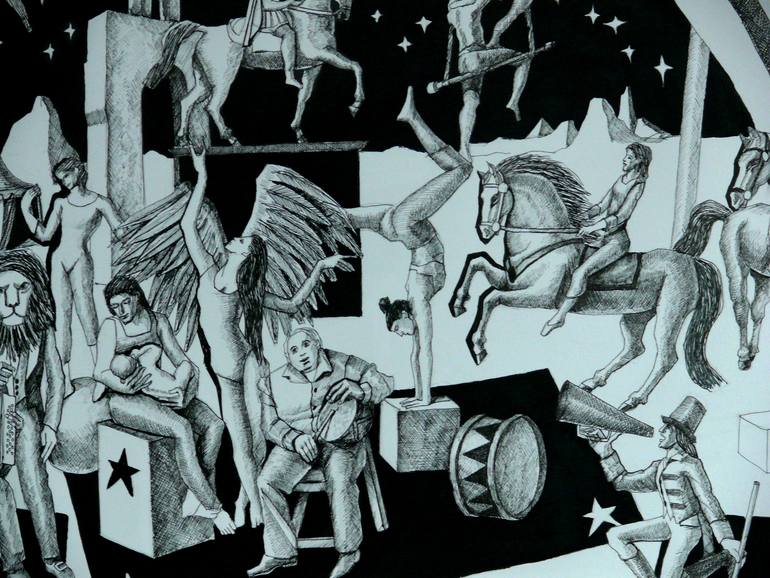 Original Other Pop Culture/Celebrity Drawing by Paul Rossi