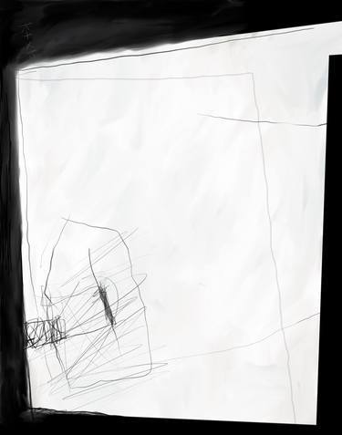 Original Abstract Expressionism Abstract Drawing by Américo Prata