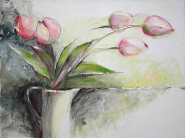 Original Contemporary Floral Painting by Natalya Boychuk