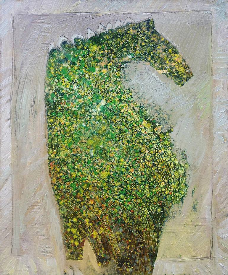 Original Figurative Animal Paintings by Aleksander Kluczniak