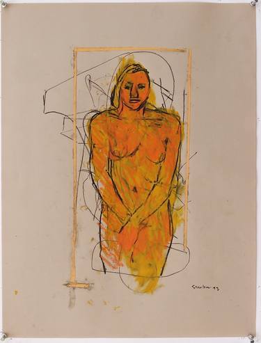 Original Expressionism Body Drawings by Sharon Graeber