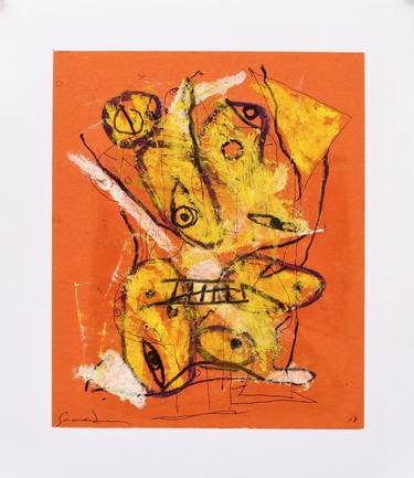 Original Expressionism Abstract Drawings by Sharon Graeber