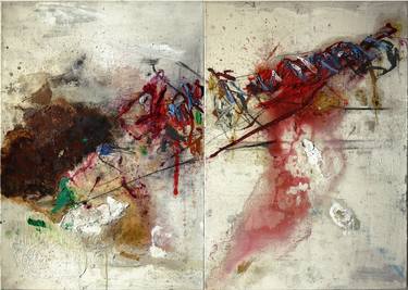 Original Abstract Expressionism Abstract Paintings by Jaroslaw Broitman