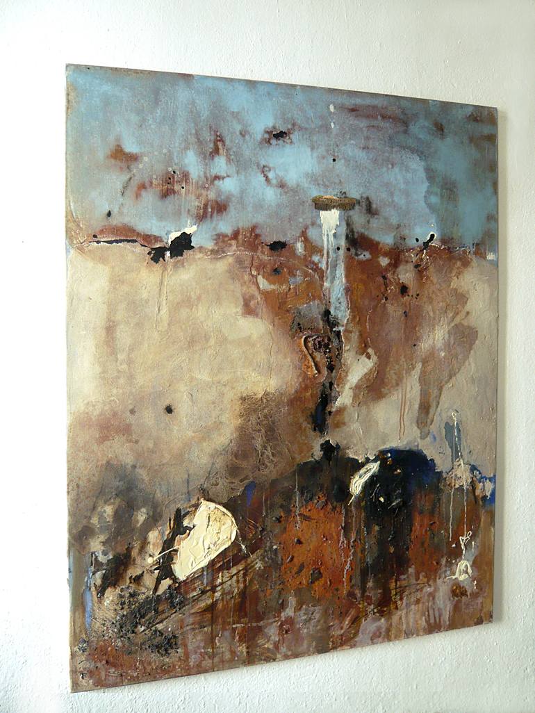 Original Abstract Expressionism Abstract Painting by Jaroslaw Broitman