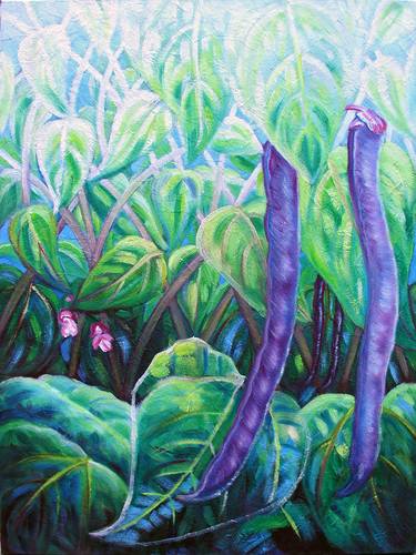 Original Expressionism Botanic Paintings by Marion-Lea Jamieson