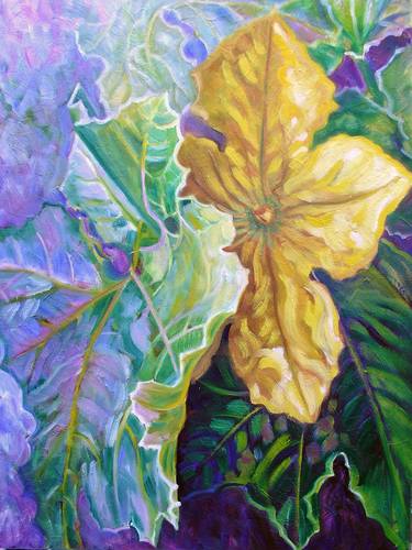 Print of Expressionism Botanic Paintings by Marion-Lea Jamieson
