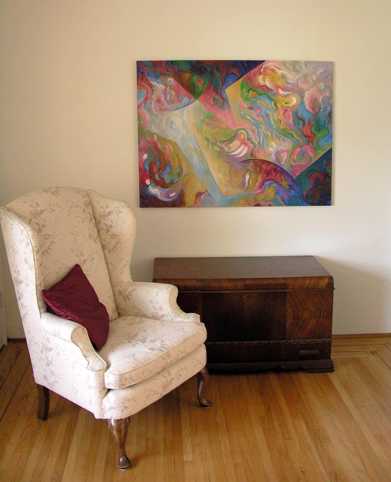 Original Expressionism Abstract Painting by Marion-Lea Jamieson