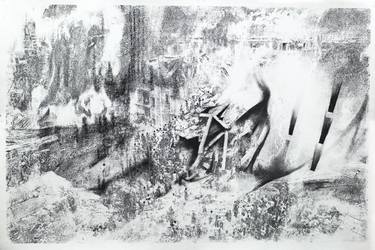 Original Abstract Expressionism Classical mythology Drawing by Jung Kim