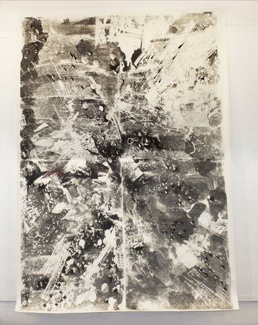 Original Abstract Expressionism Abstract Drawing by Jung Kim