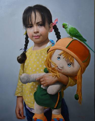 Original Children Painting by AZZOUZI LAMINE