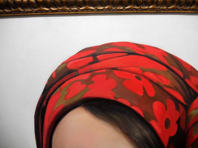 Original Photorealism People Painting by Azzouzi Lamine