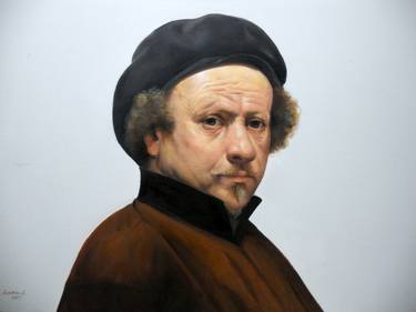 Original Portrait Paintings by AZZOUZI LAMINE