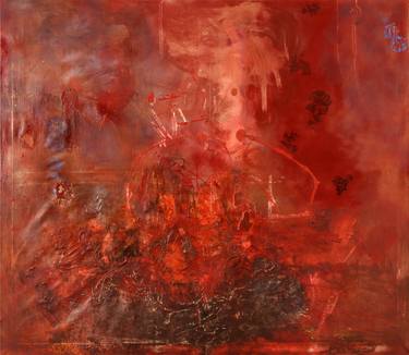 Original Abstract Painting by Irma Lescinskaite