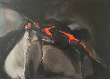 Original Abstract Expressionism Abstract Paintings by Deborah Lanino