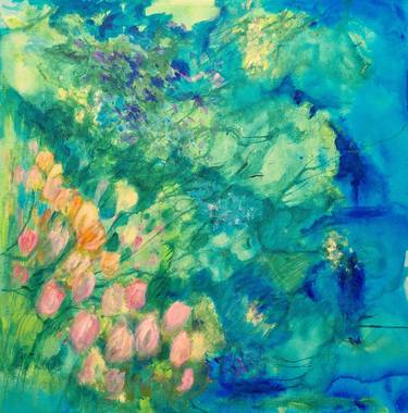 Original Contemporary Floral Paintings by Aase Lind
