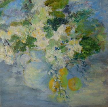 Print of Impressionism Floral Paintings by Aase Lind