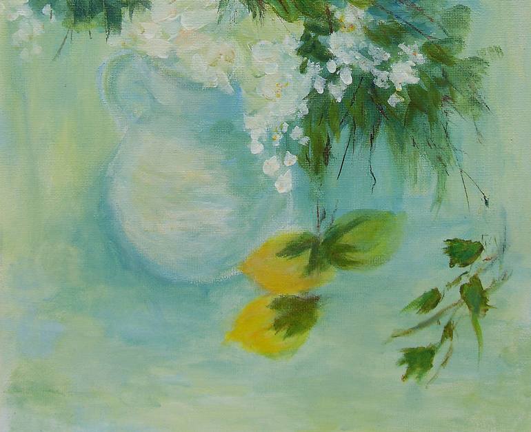 Original Impressionism Still Life Painting by Aase Lind