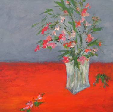 Floral Composition in Red no 2 - study thumb