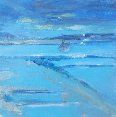 Original Expressionism Seascape Paintings by Aase Lind