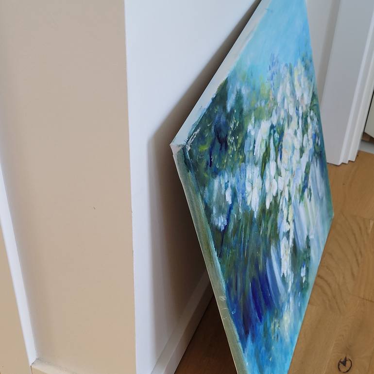 Original Floral Painting by Aase Lind