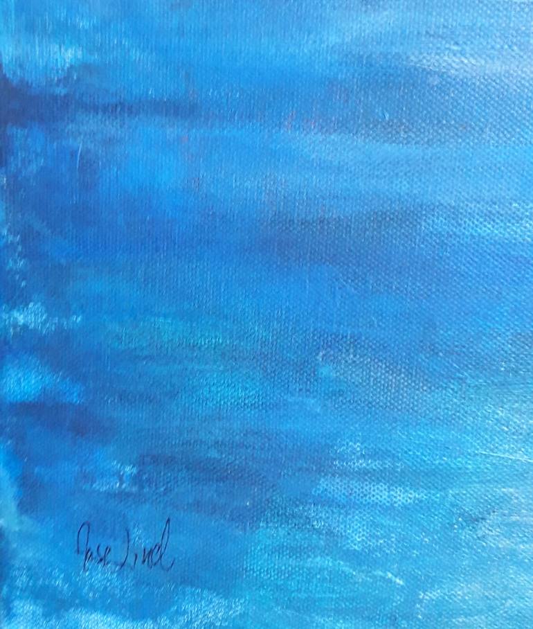 Original Abstract Expressionism Landscape Painting by Aase Lind