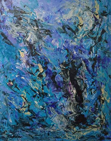 Print of Abstract Expressionism Abstract Paintings by Ricardo WAGNER