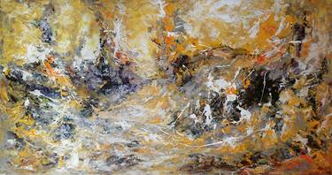 Original Abstract Expressionism Abstract Paintings by Ricardo WAGNER