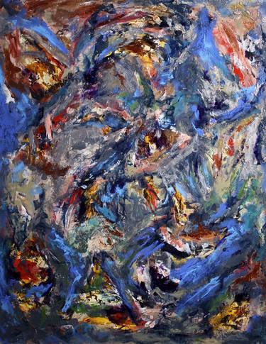 Print of Abstract Expressionism Abstract Paintings by Ricardo WAGNER